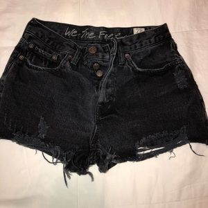 Free people black shorts